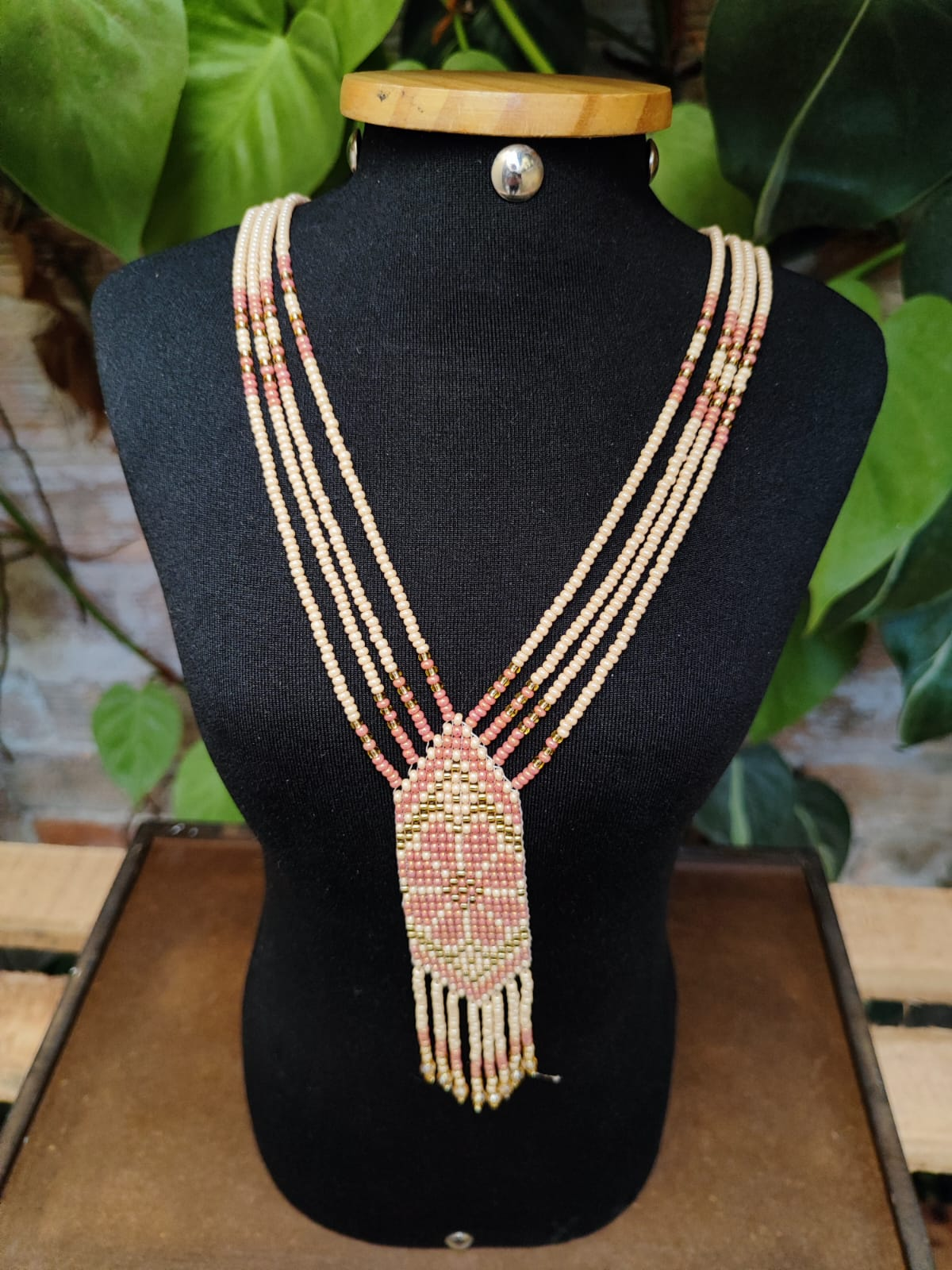 Colar Sunpatiens Rose Gold Longo Slim
